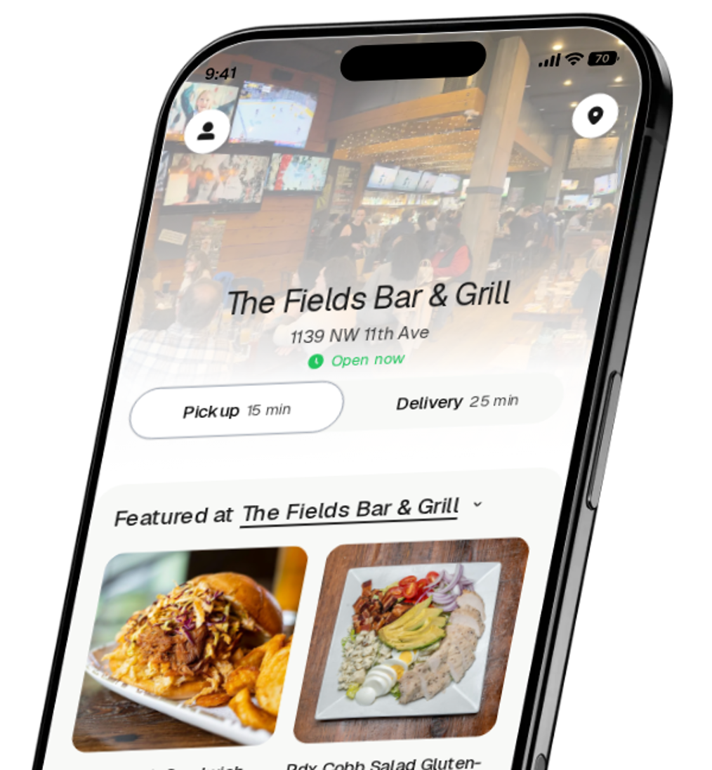 The Fields Bar & Grill app preview